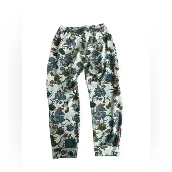 Dolan Left Coast Anthropologie Floral Sweat Pants Women’s Size Small Made In USA - Picture 5 of 5